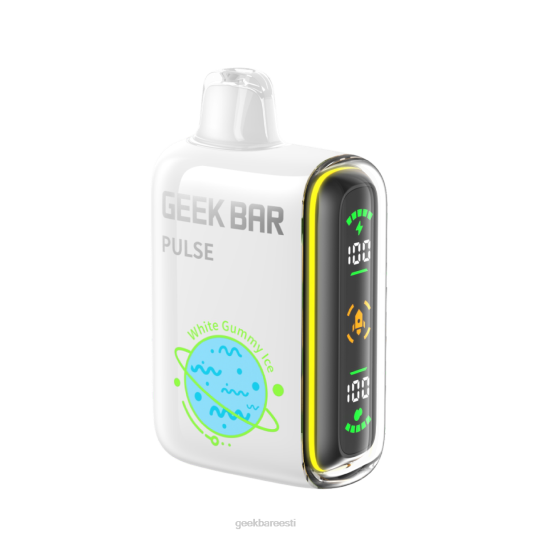 Geek Bar Pulse 15k ühekordne vape valge kummijää 2VDBX68 | Geek Bar Online